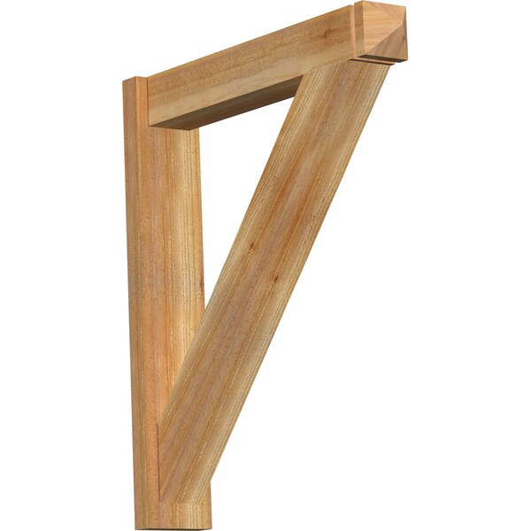 Ekena Millwork Traditional Arts & Crafts Rough Sawn Outlooker, Western Red Cedar, 6"W x 32"D x 36"H OUT06X32X36TRA03RWR - main